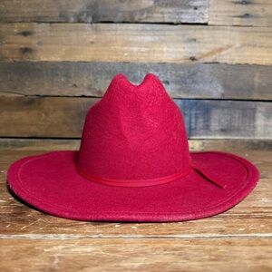 Vintage Youth Sidekicks Western Red Cowboy Hat, Lana/Laine, Size L